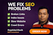 solve technical SEO problems with robots txt and sitemap