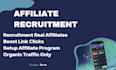 affiliate recruitment using affiliate program to boost signup