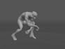 3d game character animation,animate creature attack,mutant walk,beast animation