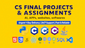 do computer science assigned, report writing, programming tasks and projects