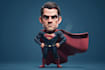 design superhero caricature character art