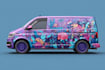 design vehicle wrap design, car wrap design, van wrap design