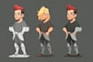 design a 2d cartoon character
