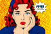 draw a retro pop art roy lichtenstein style