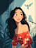draw a portrait in semi realism disney cartoon style