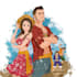 custom couple portrait one piece anime style