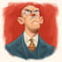 create any current political cartoon in unique style