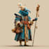 draw a fantasy character ilustration
