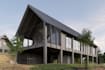 render 3d exterior, apartament, house, exterior design
