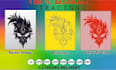redraw ,vectorize,convert logo or graphic to vector