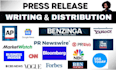 write distribute press release publish press release uk press release publicist