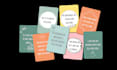 design amazing mom or dad affirmation card game motivational flashcards with box