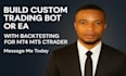 develop custom algorithm trading robots, expert advisors eas, trade copiers