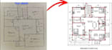 redraw 2d floor plan in autocad