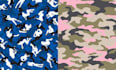 design and redesign camouflage seamless pattern for you