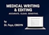 proofread and edit medical content as an obgyn doctor