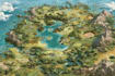 fantasy map illustration vector event map design tourist map