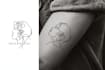make minimalist line art tattoo with my style