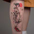 draw a simple line freestyle tattoo design