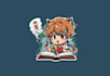 illustrate comic amine book chibi manga  mascot logo