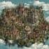 do fantasy map design map maker vector map illustration fantasy city map design