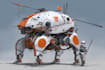 make it a sci fi robot concept art for you