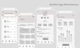 do UX wireframe mockup design and user flow for mobile and website