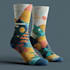 create beautiful socks design