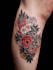 create a dark art style custom tattoo design