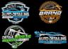 do automotive, garage, auto detailing, car racing and car wash logo design