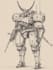 draw mecha robot character sheet design