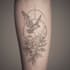 create a unique line art tattoo design