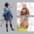 draw a fantasy character design and dnd character art