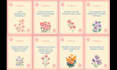 design playing card game affirmation motivational flash card box mockup rulebook