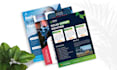 design professional flyer, trifold, bifold, and brochure design
