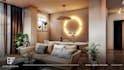 design contemporary home, apartment living room