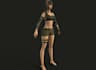 create 3d character rigging, game ready 3d model,stylized female charaacter, fbx
