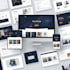 create a responsive website using HTML, CSS, javascript and reactjs