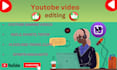 do edit professional youtube  ,shorts reels viral video edit
