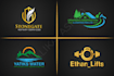 do modern minimalist and business logo design