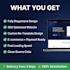 design a professional wordpress, react, next js or shopify website