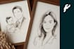 draw abstract continuous line art portrait