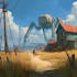 illustrate stunning concept art