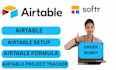 airtable airtable project tracker airtable formula airtable setup softr