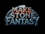 make 3d stone fantasy logo intro