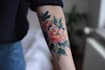 create a watercolor tattoo design