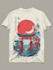 draw japanese t shirt design apparel illustration