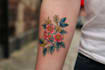 custom a watercolor tattoo design