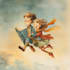 draw digital watercolour children book illustration