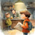 do children book illustrations, comic illustrations